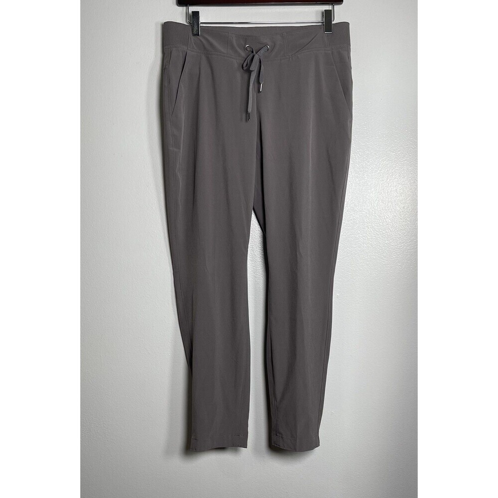 ATHLETA Midtown Ankle Pant Size 8 Silver Bells Gray Jogger Travel Workout‎ Crop